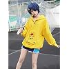 Ai Ohto Wig Coraline Anime Cosplay Accessories Short Blue Wig Bob Wig with Bangs