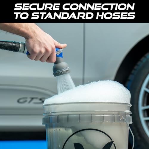 image for VIKING Hose Nozzle, Garden Hose Nozzle with 8 Spray Patterns, Adjustab