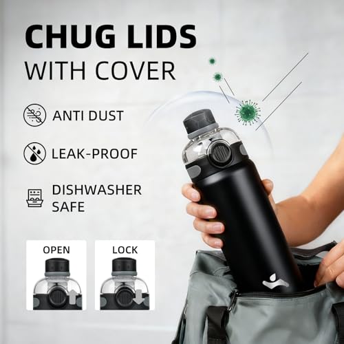 Image of Konokyo 24 oz Insulated Stainless Steel Water Bottle with Straw Lid