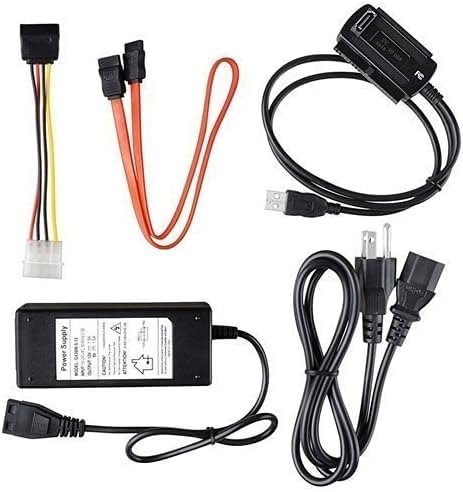 Convertidor SATA IDE a USB 2.0 que recupera datos de discos duros antiguos de 3.5 y 2.5 pulgadas