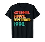 Photo Gallery awesome since september 1990 vintage 1990 men women birthday maglietta Photo Gallery awesome since september 1990 vintage 1990 men women birthday maglietta