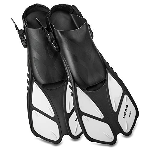 Head Italian Collection Sailor Splash Quest Superior Mask Fin Snorkel Set With Travel Friendly Snorkeling Gear Bag… (White, L/Xl, Men's 9-13 / Women's 10-14) #TOP3