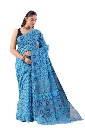 Image of TAMAIRA FASHION Mulmul Pure Cotton Saree For Woman |Office Wear Daily Wear Daily Wear Sarees For Women Without Blouse Piece(Available in 12 Colours)