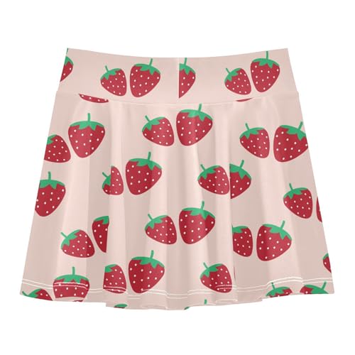 Girls Athletic Skirt with Pockets for 3-12Y Kids Golf Running Skort2