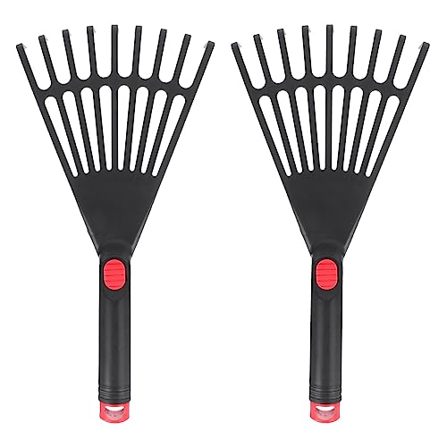 Cabilock 2Pcs Rastrillos de Mano para Jardín de Plástico miniatura 1