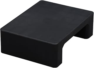 Plastic Pallets, 18x14x6in Waterproof Storage Grid Pad, Moisture Proof Floor Pallets, Suitable for Underground Storage, Supermarkets, Warehouses, Loft Platforms(Black)