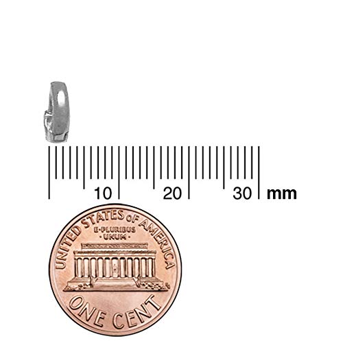 Ritastephens 14k Solid Gold Mini Huggies Tiny Hoop Earrings 2.5x9mm3