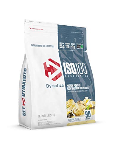 Iso 100 Hydrolyzed (6lbs / 2.7kg) - Dymatize Nutrition (Classic Baunilha)