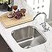 Houzer Club Stainless Steel Kitchen Bar & Prep Sink: 10 Inch Undermount Small Sink with Strainer, Durable & Versatile, Essential for Home & Apartment: CS-1307-1