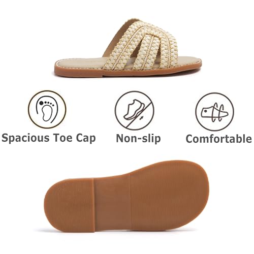 Image of THEE BRON Girls Cute Slip-On Slippers Stylish Sandals for Toddlers & Kids