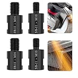 Schleifmaschinengewindekonverter – Set mit Adaptern in verschiedenen Größen, Winkelschleiferanschluss | Schnittstelle M14 M10 auf 5/8IN-11, hochfeste Befestigung zum Polieren von Po-Maschinen