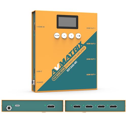 AVMATRIX SD1242-4K 1x4 HDMI splitter