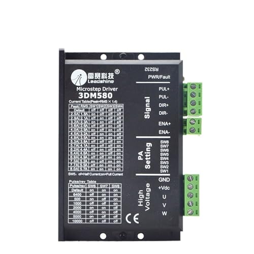 Driver pas à pas 3DM580S triphasé réduction des vibrations NEMA 23