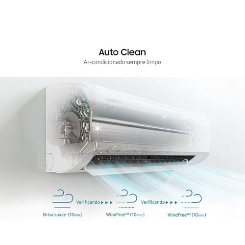 Ar Condicionado Split Hi Wall Inverter Samsung WindFree Connect AI 18.000 Btus Quente e Frio 220V