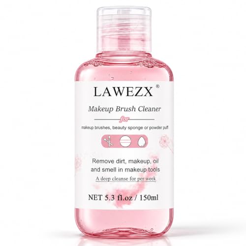 150ml Make-up-Pinselreiniger, LAWEZX Schminkpinsel Reinigung...