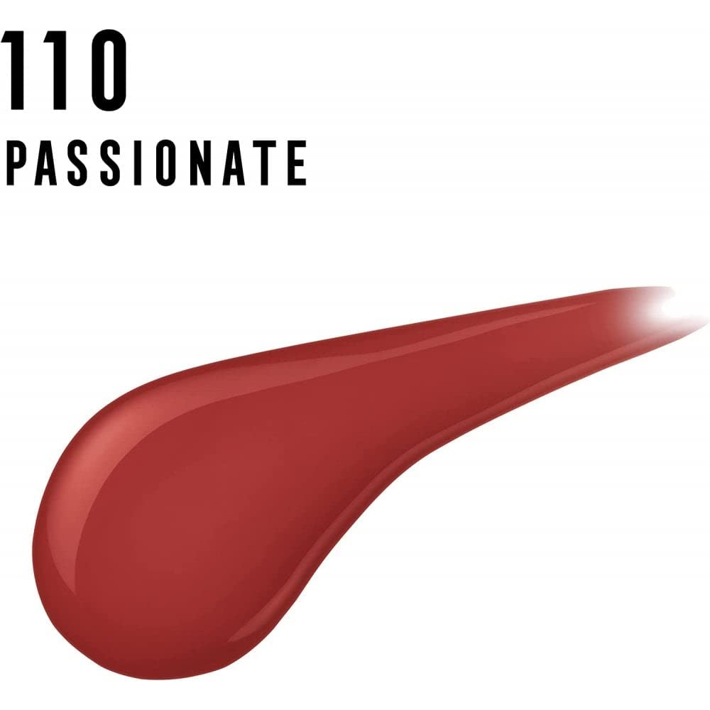 Max Factor Lipfinity 2 Stage Charging Lipstick, 110 Passionate, 2.3 ml + 1.9 g