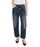 Madewell Women's The Darted Barrel-Leg Jean in Danver Wash, Danver Wash, 26