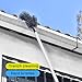 Gutter Cleaning Tools from The Ground - Extendable Gutter Cleaner with Aluminum Pole for Easy Leaf and Debris Removal from The Ground (Black)