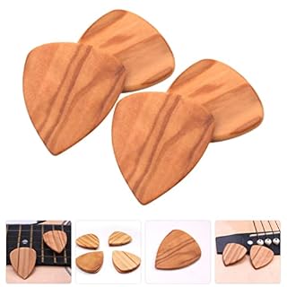 Vaguelly 4 Pièces Bois Ukulélé Choix Larme Médiators Médiators Choix Guitare Électrique Picks Instrument De Musique… - Les Beatles, Paul McCartney, John Lennon, RIngo Starr, George Harrison Vaguelly 4 Pièces Bois Ukulélé Choix Larme Médiators Médiators Choix Guitare Électrique Picks Instrument De Musique… – Image 2
