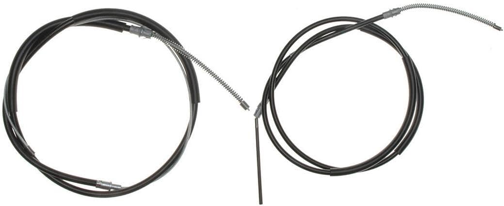 2Pcs Emergency Brake Cable Rear Parking Brake Cable Emergency Brake Cable Kit, Left and Right fits Chevrolet C1500 1992-1999 fits Chevy C1500 1992-1999 fits Chevrolet K1500 1992-1999