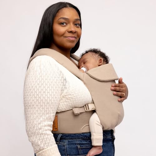 Image of WildBird - Aerial Buckle Carrier - 2-24 Months - Large (L-4XL) Desert Lark - Front or Back Carry - Cross Straps, Lumbar Support, Headrest - Hip Healthy - Baby Carrier - Baby Essentials - New Mom Gifts