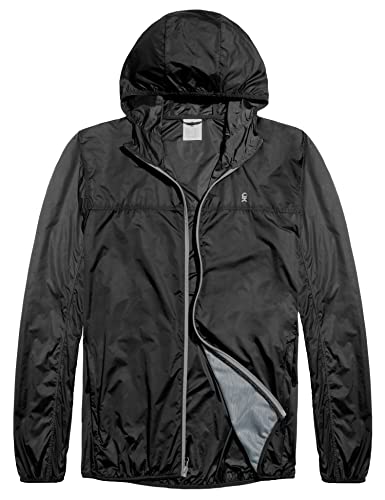 Little Donkey Andy Men's Lightweight Packable Sun Protection Jacket Quick Dry Full Zip Hooded Windbreaker for Hiking3