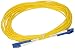 C2G/Cables To Go 08355 LC-LC 9/125 OS2 Duplex Single-Mode PVC Fiber Optic Cable, Yellow (26.2 Feet, 8 Meters)
