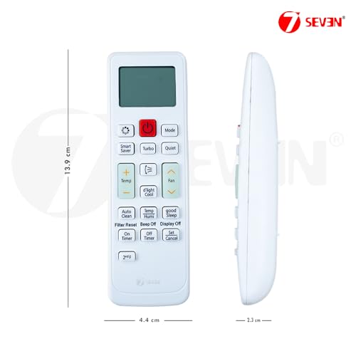 Image of 7SEVEN Compatible with Samsung Ac Remote Original DB93-14195G 90A Models Suitable for DB93-14195A DB93-14195B DB9311115U DB9314195G DB9314195A DB9314195B of Split and Window Air Conditioner
