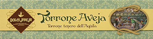 Dolci Aveja - 1x200gr Nougat moelleux au miel, chocolat et noisettes entières, typique des Abruzzes - Italie