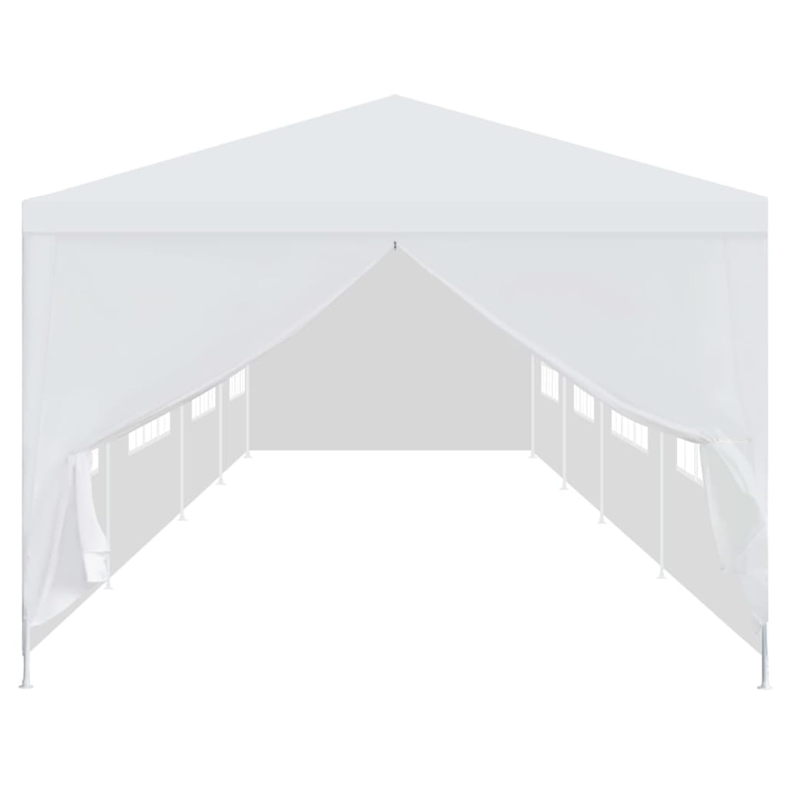 ARKEM Marquesina de jardín 3x12 m Blanca Marquesina De Policarbonato para Puerta De Entrada