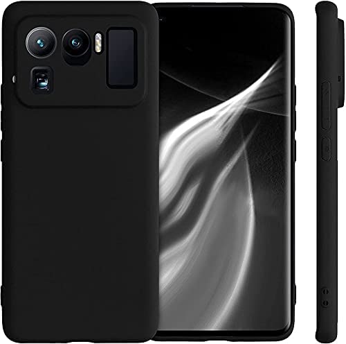 Image of Mobile Back Cover Case for Mi 11 Ultra (Silicone Case|CameraProtection|Black SC1510)