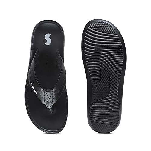 SOLETHREADS SKYWALK | Classy | Comfortable | Ultra-Light | Shock Absorbent | Bounce Back Technology | Water-resistant | Slippers | Flip Flops for Men