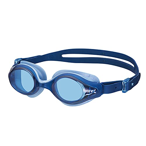 VIEW(ビュー) スイミングゴーグル 日本製 フィットネス 女性用 大人用 くもり止め機能SWIPE搭載 UVカットレンズ ブルー V820SA