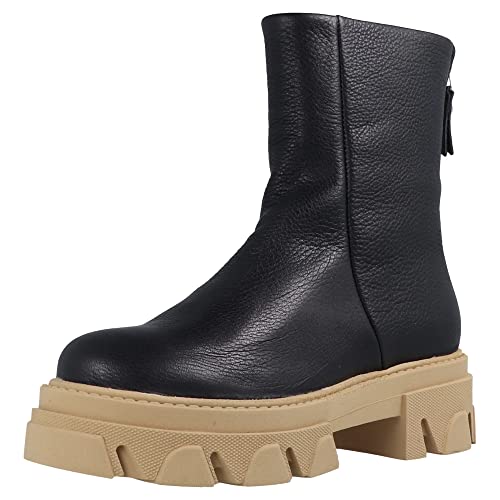 STEVE MADDEN Damen Stiefelette MARYANN schwarz/braun 40