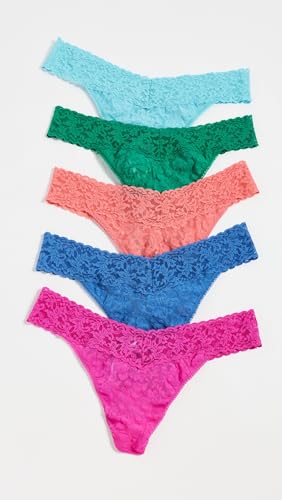 Image of hanky panky Women's Signature Lace Original Rise 5 Pack, Rslg, One Size