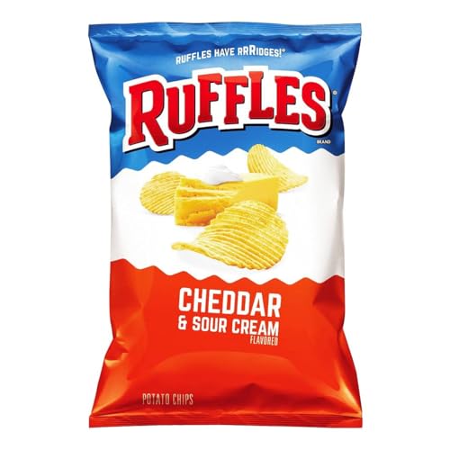 Ruffles Cheddar and Sour Cream Flavoured Potato Chips 184.2 g