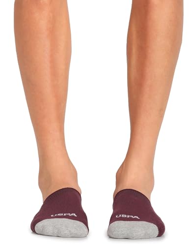 Image of U.S. POLO ASSN. Men's ES004 Terry Finish No Show Socks - Pack Of 3