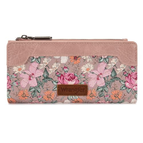 Image of X Wrangler Floral Wallet Womens Bifold Credit Card Holder Clutch