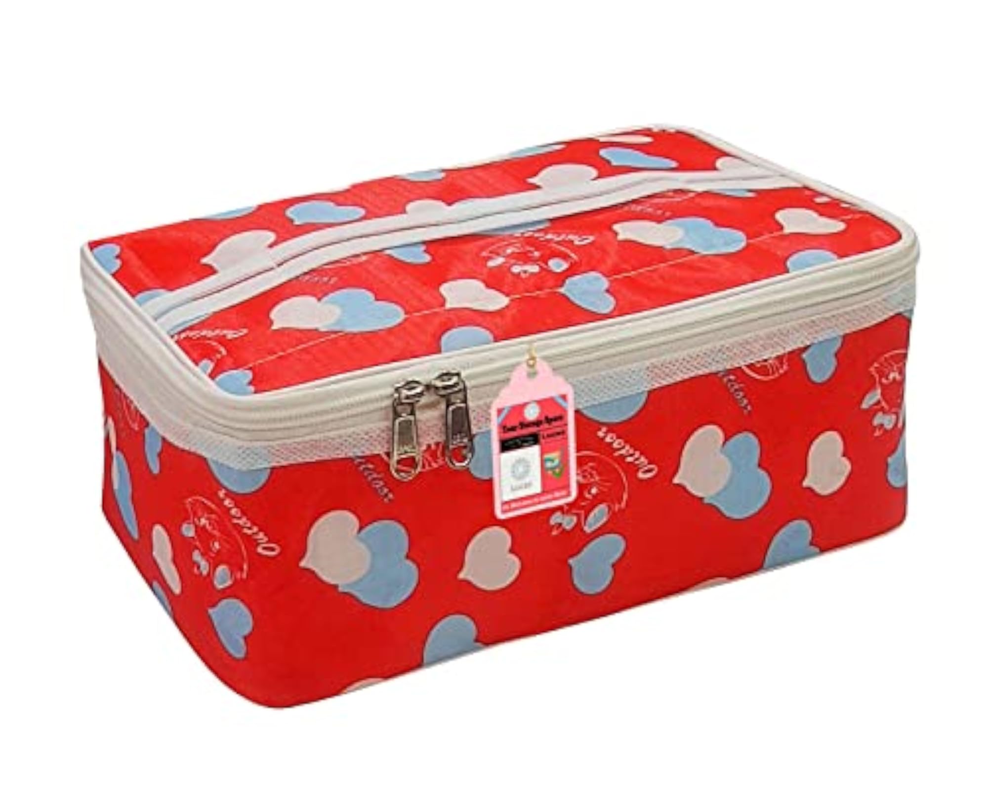 Women's Fabric Makeup Storage Box, Travel Vanity Organizer