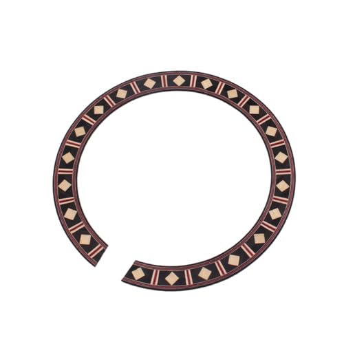 Toddmomy 3 Pack Wooden Guitar Rosette Sound Hole Accessory for Acoustic Guitars Unique Aesthetic Made of Rosewood