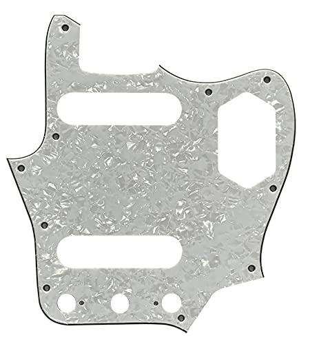 �M�^�[�s�b�N�K�[�h For Fender Japan Reissued Jaguar Style Guitar Pickguard Scratch Plate (4�v���C�z���C�g�p�[��)