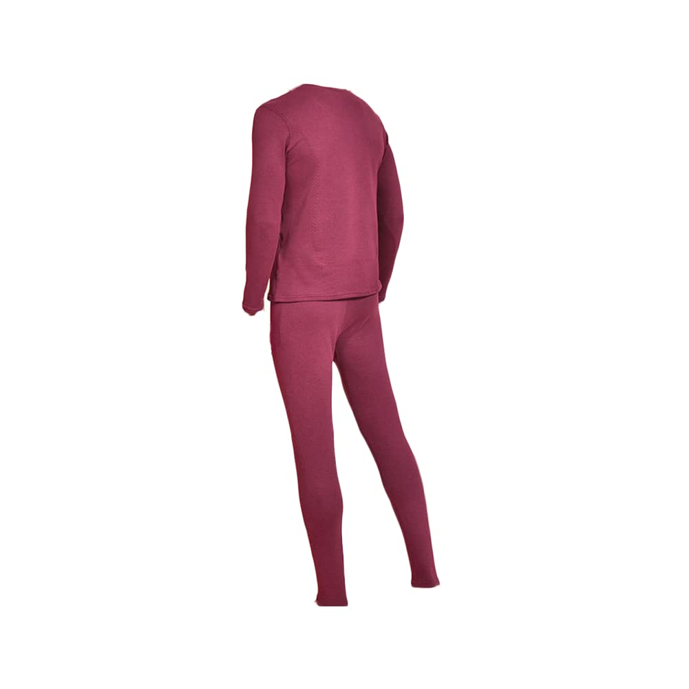 Men's Thermal Long Functional Underwear Set with Inner Fleece Flexible Ski XL-3XL