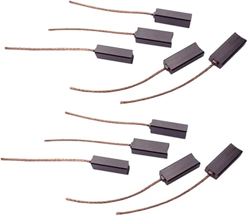 10 cepillos de carbono de repuesto, generador de cables genéricos, gran motor conductor, cepillos de carbono para motor eléctrico, taladro,