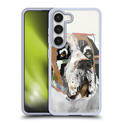 Head Case Designs Officially Licensed Michel Keck Saint Bernard Dogs 2 Gel Case [Military Grade Protection] Compatible with Samsung Galaxy S23 5G and Compatible with MagSafe