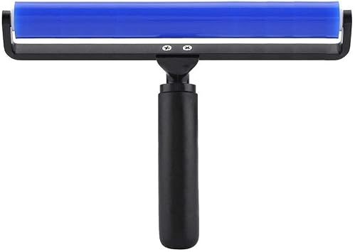 12 Inch Silicone Manual Roller Anti-Static Cleaner Tool,Under The Action of Static Electricity,Small Impurities Will be Adsorbed on The Drum