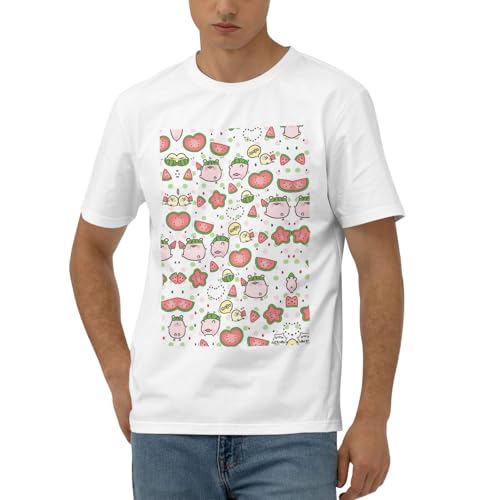 T-shirt homme cochon mignon idéal pour un usage quotidien décontracté