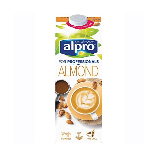 Alpro Alternativa de leche de almendras para profesionales Cartones 12x1ltr