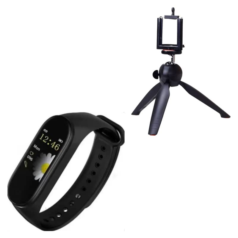 Elevea (12 Years Warranty) - 228Stand, M4 Band Bluetooth Fitness Tracker
