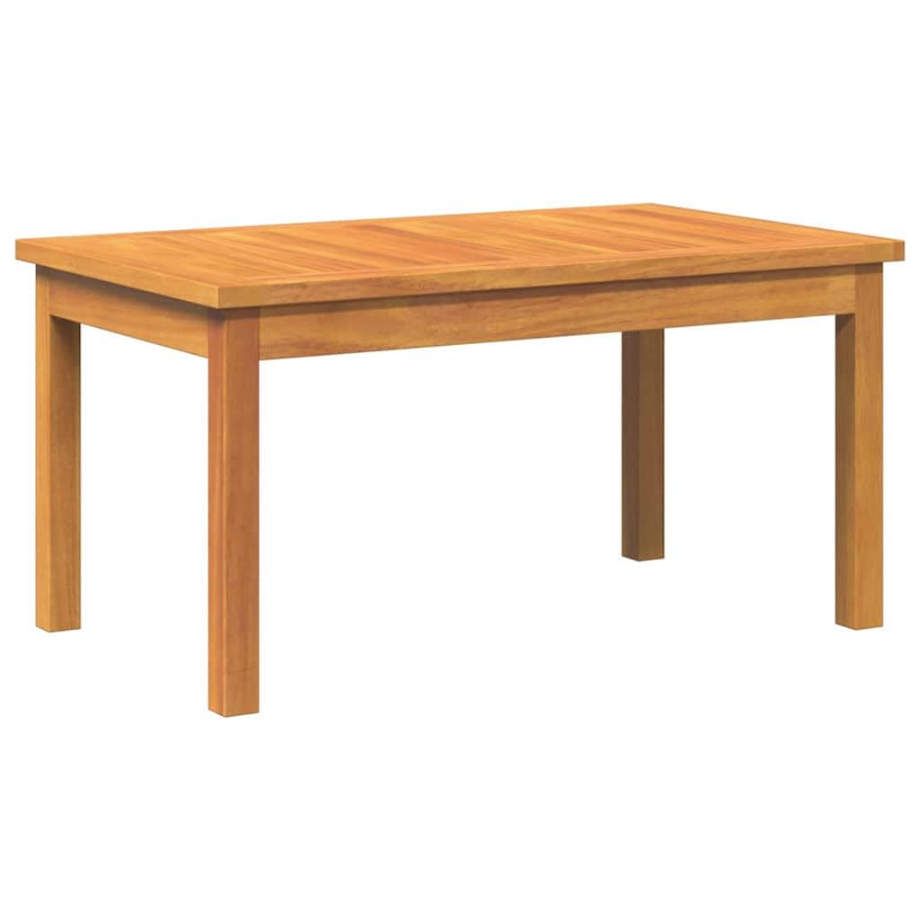 Table basse en bois d'acacia contre l'usure du temps : sublimez votre terrasse