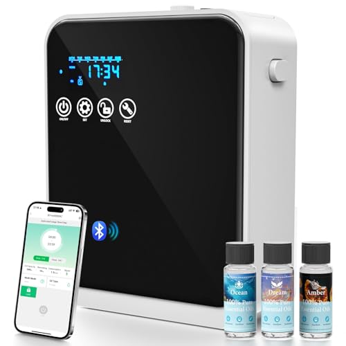 Waterless Essential Oil Diffuser with App & Touch Control
